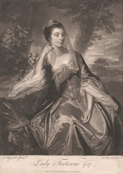 Leydi Fortescue by James McArdell