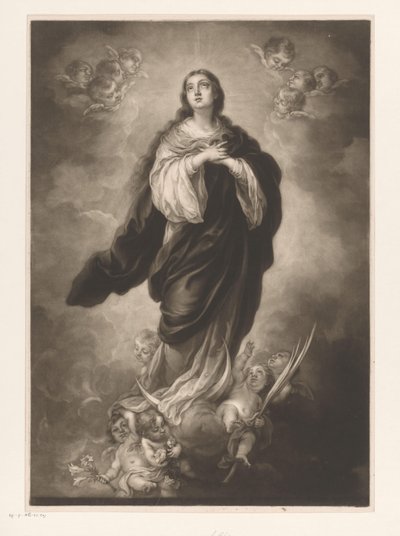 Immaculate Conception Mary by James McArdell