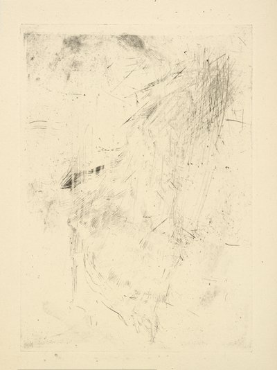 [76] Whistler tarafından iptal edilen plakalardan izlenimler - [Oturan Figür?] by James Abbott McNeill Whistler