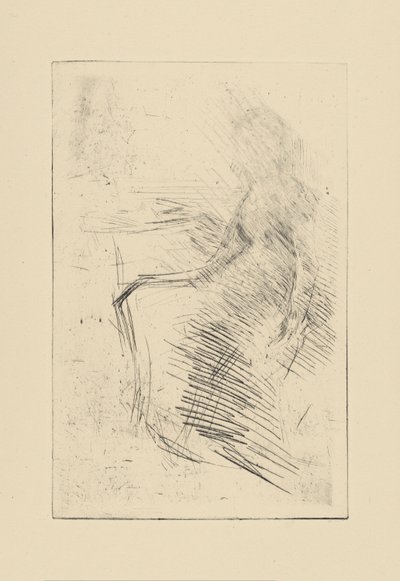 [76] Whistler - The Desk tarafından iptal edilen plaklardan izlenimler. by James Abbott McNeill Whistler