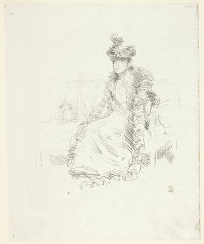 Oturan Bayan by James Abbott McNeill Whistler