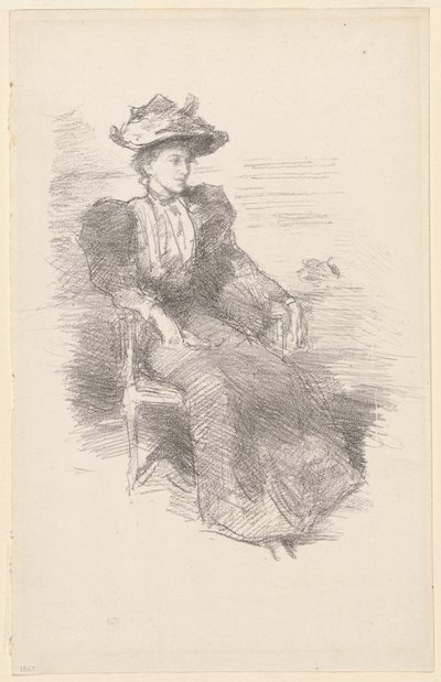 Bir Portre: Mildred Howells by James Abbott McNeill Whistler