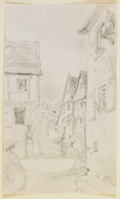 Bir Sokak Sahnesi by James Abbott McNeill Whistler