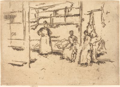 Satıştan Sonra, Hounsditch by James Abbott McNeill Whistler