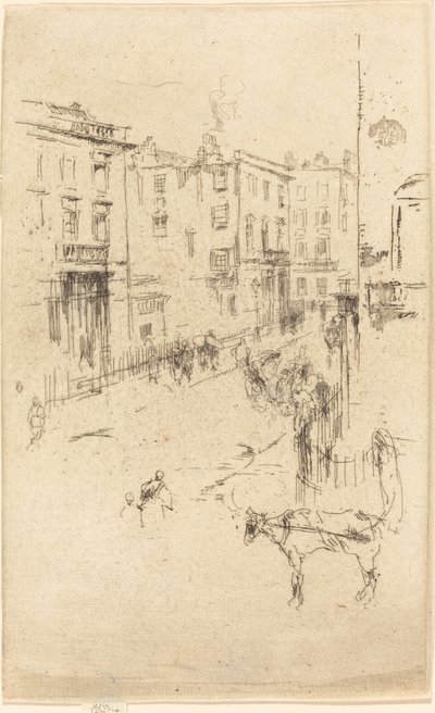 Alderney Caddesi by James Abbott McNeill Whistler