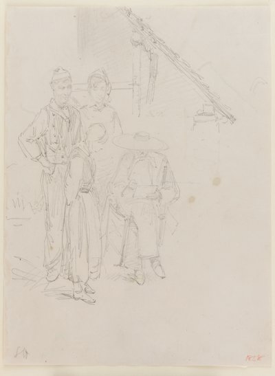 Bir Sanatçı Eskiz by James Abbott McNeill Whistler