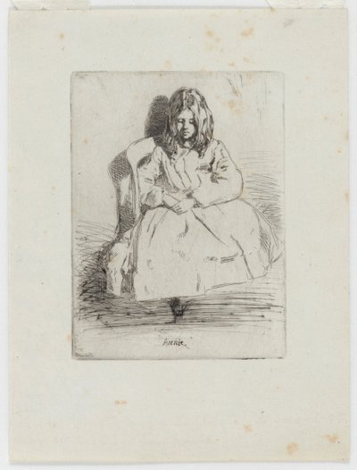 Annie, Oturan by James Abbott McNeill Whistler