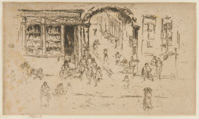Archway, Brüksel by James Abbott McNeill Whistler