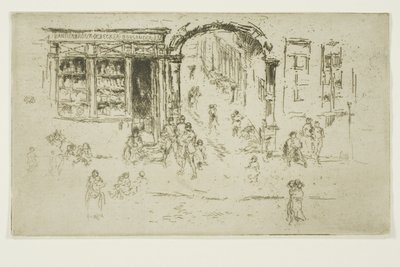 Archway, Brüksel by James Abbott McNeill Whistler