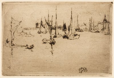 Mavnalar, Dordrecht by James Abbott McNeill Whistler