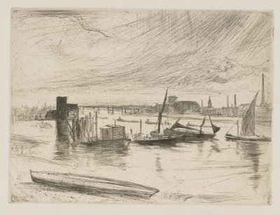 Battersea Şafağı (Cadogan İskelesi) by James Abbott McNeill Whistler