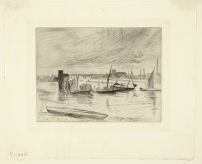 Battersea Şafağı (Cadogan İskelesi) by James Abbott McNeill Whistler