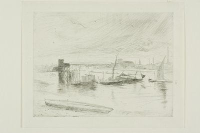 Battersea Şafağı (Cadogan İskelesi) by James Abbott McNeill Whistler