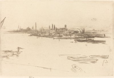 Battersea: Şafak by James Abbott McNeill Whistler