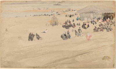 plaj sahnesi by James Abbott McNeill Whistler