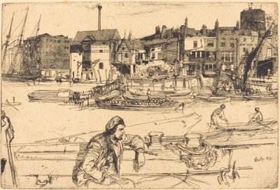 Kara Aslan İskelesi by James Abbott McNeill Whistler
