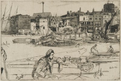 Kara Aslan İskelesi by James Abbott McNeill Whistler
