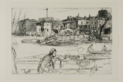 Kara Aslan İskelesi by James Abbott McNeill Whistler