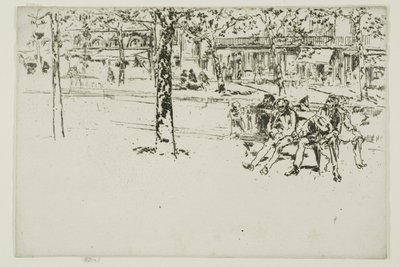 Boulevard Poissonniere, Paris by James Abbott McNeill Whistler