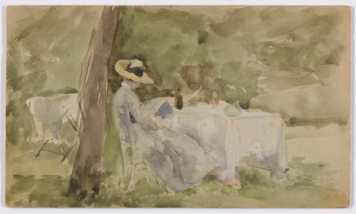 Bahçede Kahvaltı by James Abbott McNeill Whistler