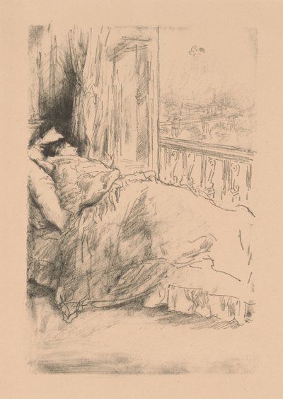 balkon tarafından by James Abbott McNeill Whistler