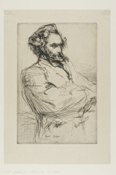 C.L. Drouet, Heykeltıraş by James Abbott McNeill Whistler