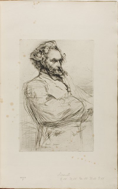 C.L. Drouet, Heykeltıraş by James Abbott McNeill Whistler