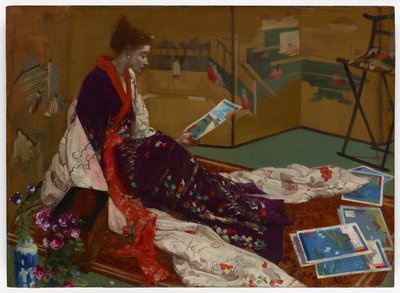 Mor ve Altın Kapris: Altın Perde by James Abbott McNeill Whistler