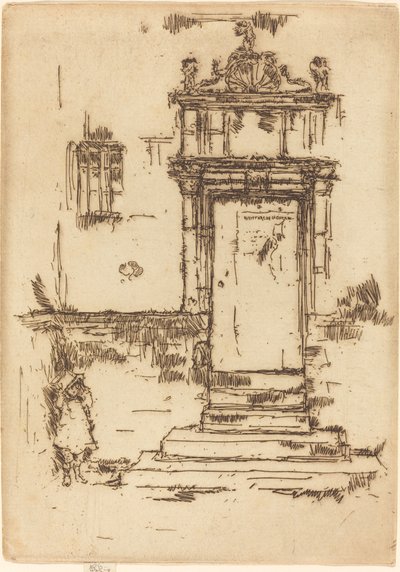 Şapel Kapısı, Montresor by James Abbott McNeill Whistler