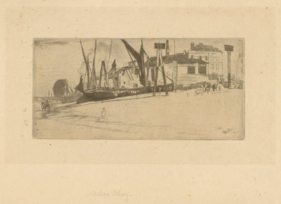Chelsea İskelesi by James Abbott McNeill Whistler
