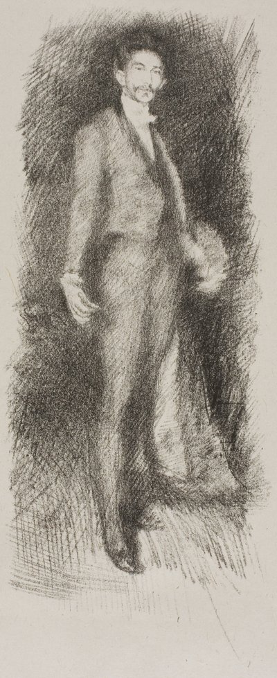 Kont Robert de Montesquiou, No. 2 by James Abbott McNeill Whistler