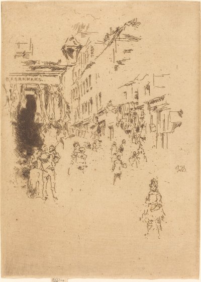 Cutler Caddesi, Houndsditch by James Abbott McNeill Whistler