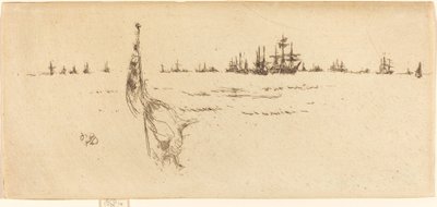 Bayrağı Daldırmak by James Abbott McNeill Whistler