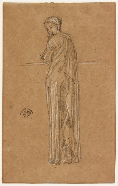 Dökümlü Figür Ayakta by James Abbott McNeill Whistler