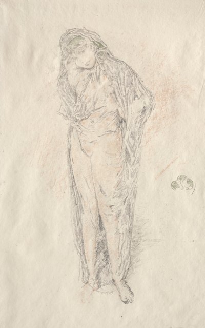 Örtülü Figür Ayakta by James McNeill Whistler