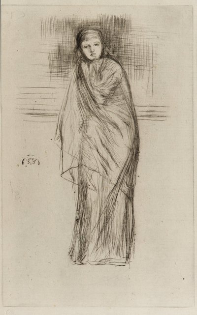 Drapeli Model by James Abbott McNeill Whistler