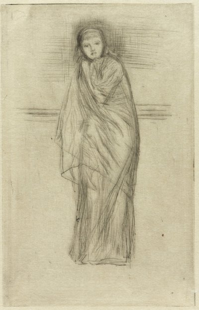 Drapeli Model by James Abbott McNeill Whistler