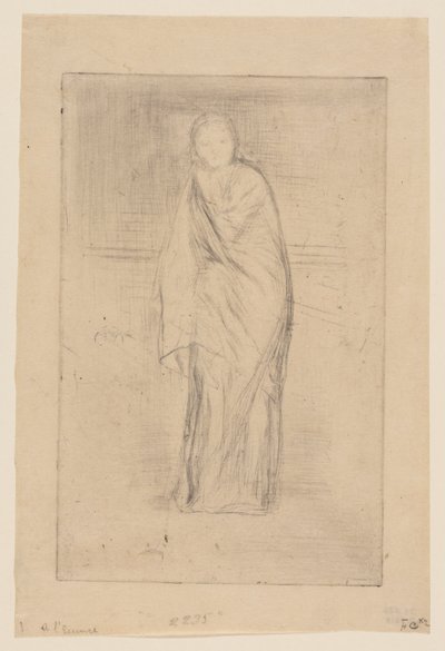 Drapeli Model by James Abbott McNeill Whistler
