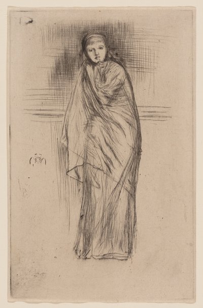 Drapeli Model by James Abbott McNeill Whistler