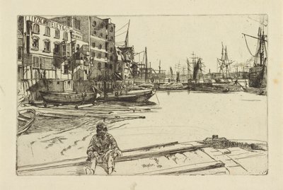 Eagle Wharf (Tyzac Whiteley and Co.) by James Abbott McNeill Whistler