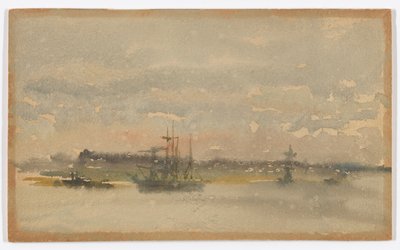 Erith-Akşam by James Abbott McNeill Whistler