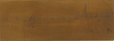 Dağlama plakası: Eski Westminster Köprüsü by James Abbott McNeill Whistler