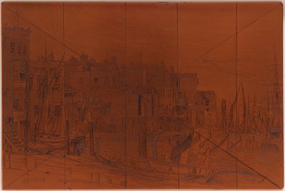 Dağlama plakası: Thames Polisi by James Abbott McNeill Whistler