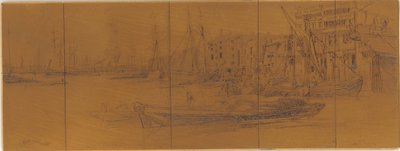 Dağlama plakası: Thames Depoları by James Abbott McNeill Whistler