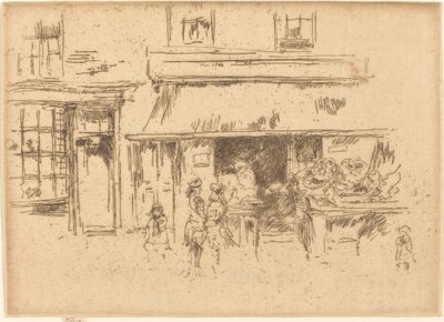 Exeter Caddesi by James Abbott McNeill Whistler