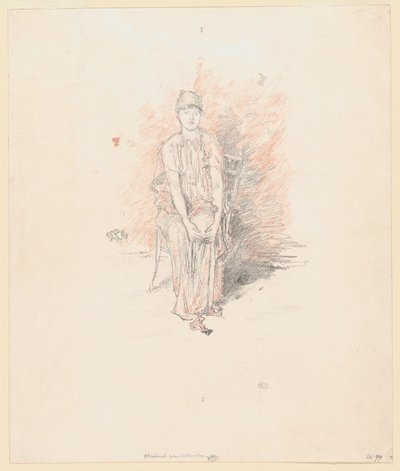 Renklerde Figür Çalışması by James Abbott McNeill Whistler