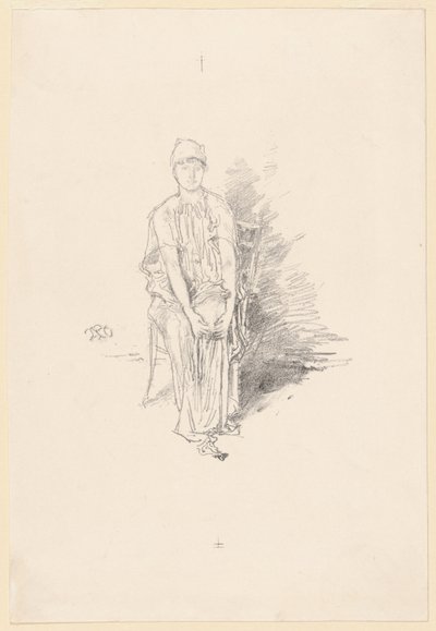 Renklerde Figür Çalışması by James Abbott McNeill Whistler