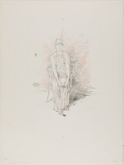 Renklerde Figür Çalışması by James Abbott McNeill Whistler