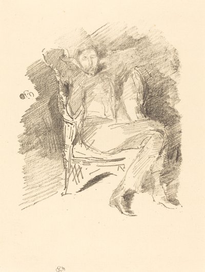 Ateş Işığı: Joseph Pennell, No. 1 by James Abbott McNeill Whistler