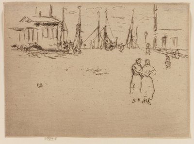 Balıkçı İskelesi, Oostende by James Abbott McNeill Whistler